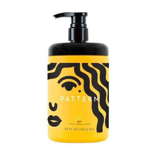 Gel rizador PATTERN Beauty de Tracee Ellis Ross con fijación media con aloe y aceite de Cacay para cabello rizado, 3a-4c