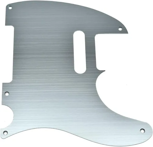 Miniatura 9 de KAISH Metal aluminio anodizado American Vintage 5 agujero Tele estilo Pickguard TL Pick Guard Scratch Plate para USA/México Telecaster Negro