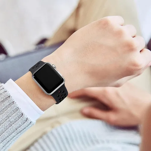 Miniatura 5 de Lerobo - Bandas deportivas compatibles con Apple Watch Band de 40 mm, 41 mm, 38 mm y 42 mm para Series 11, 10 para mujeres y hombres, suaves bandas