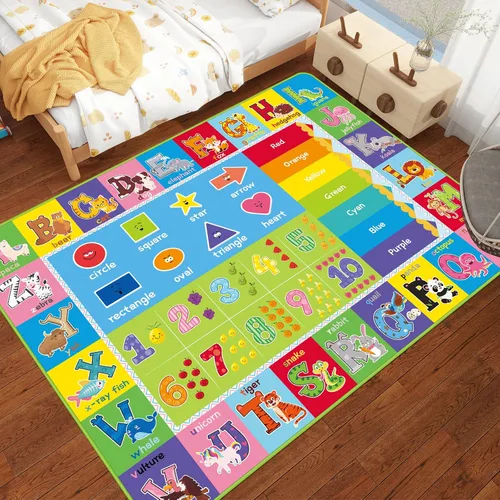 Miniatura 6 de Alfombra de Juego para Bebés, Alfombra para Niños Pequeños para el Piso, Alfombra de Juego para Niños, Bebés y Niños Pequeños, Colección Extra