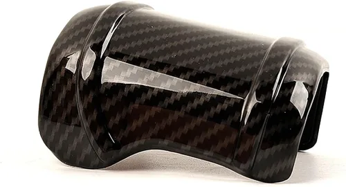 Miniatura 7 de GZXinWei Panel decorativo para pomo de palanca de cambios de fibra de carbono, accesorios decorativos para Ford F150 y Raptor 2021 2022 2023 2024