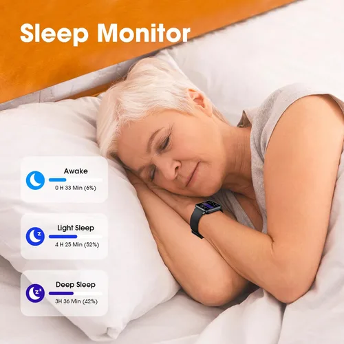 Miniatura 6 de Pautios Pedometer Watch Senior Friendly No App/Phone Required, Waterproof Fitness Tracker Watch with Step Counter Calories/Sleep Tracker for Walking
