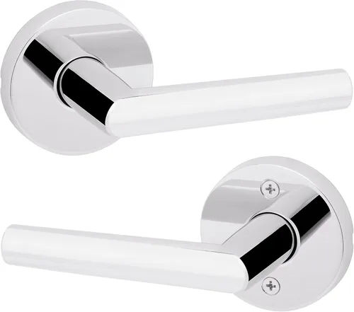 Miniatura 16 de Kwikset Milan - Manija de puerta de entrada con cerradura y llave, manija reversible con llave segura para exterior