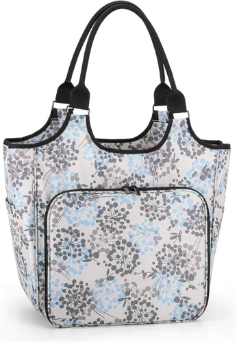 Miniatura 9 de YARWO Bolsa de punto, organizador de almacenamiento de hilo para madejas de hilo, agujas de tejer, ganchos de ganchillo y proyectos de tejido