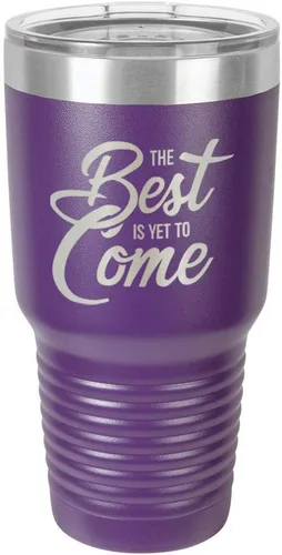 Miniatura 16 de Vaso rosa de 30 onzas con popote y tapa superior deslizante Taza de viaje de acero inoxidable Comparar con Yeti Rambler Rosado