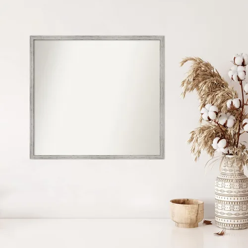 Miniatura 137 de Amanti Art Espejo de baño blanco para sobre el fregadero, 32 x 45 pulgadas, espejo de tocador rectangular blanco esbelto, marco de madera moderno
