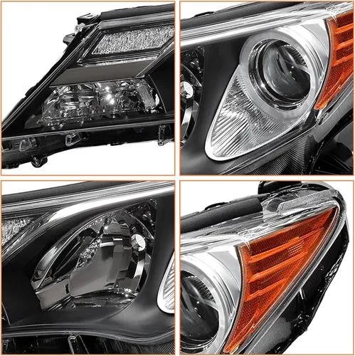 Miniatura 7 de Para Toyota Rav4 Rav-4 LH 2013 2014 2015 - Lámpara cromada para faros delanteros izquierdos