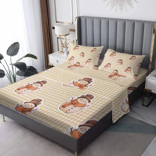 Miniatura 11 de Sábanas de gnomo de Navidad tamaño Queen – Sábanas de cama de Navidad, microfibra suave, bolsillo profundo, sábanas y fundas de almohada