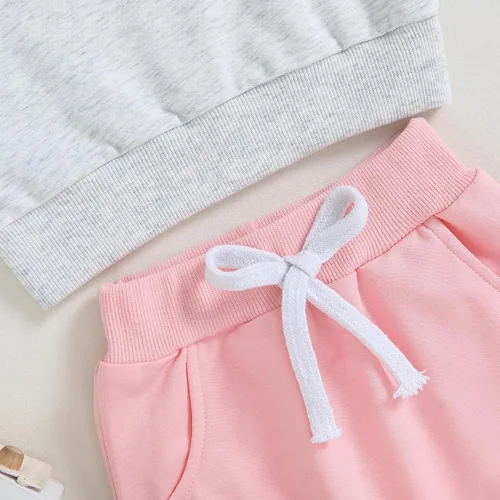 Miniatura 38 de GOOCHEER Conjunto de ropa de manga larga para niña pequeña, camisa y pantalones para niña, conjunto de ropa de primavera, otoño e invierno