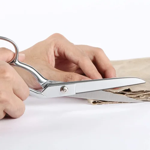 Miniatura 2 de JARVISTAR Paquete de 2 tijeras de tela resistentes: acero inoxidable, cuchillas afiladas para bordar, costura de tela, artesanía en cuero
