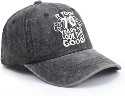 Miniatura 2 de Gorra de béisbol de edición limitada 1954 para hombres y mujeres, divertida gorra de algodón ajustable bordada 70 cumpleaños