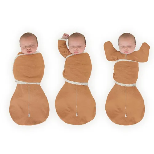 Miniatura 25 de SwaddleDesigns Saco de Envolver Omni de 6 Vías con Brazos Arriba para Recién Nacido, Más Opciones para Calmar el Reflejo de Moro, Mejora el Sueño