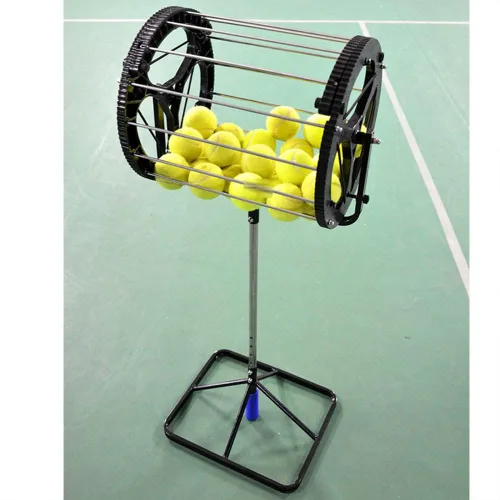 Xuthusman 55 Pelotas de tenis coleccionista automático 2 en 1 Rolling Ball Catcher automático de entrenamiento de pelota de tenis Picker Saver