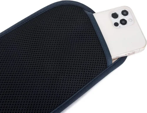 Miniatura 95 de DAITET Cinturón de dinero, soporte para pasaporte, cartera de viaje oculta segura con bloqueo RFID, riñonera encubierta (negro), Negro, Rfid