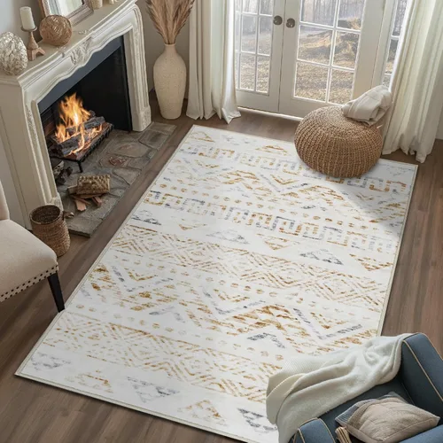 Miniatura 66 de jinchan Alfombra marroquí de pasillo 2x10 para pasillo - Alfombra de pasillo para cocina bohemia lavable a máquina, alfombra moderna suave, Boho