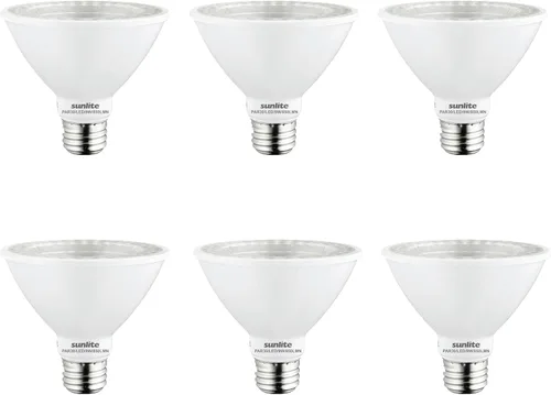 Miniatura 7 de Sunlite Foco Reflector PAR30 LED, Foco, 9W (equivalente a 75W), 750 Lm, Base E26 Media, CRI 90, Atenuable, Uso en Iluminación de Riel Decorativa