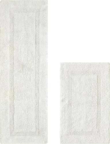 Miniatura 8 de Better Trends Alfombra de Inodoro en Forma de U Cubierta de Asiento de Inodoro de Lujo 100% Algodón Absorbente de Agua, Cubierta de Tapa Reversible