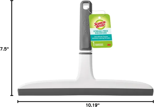 Miniatura 10 de Scotch-Brite Escobilla de doble cuchilla, 4 unidades Seguro en espejos, puertas de ducha de vidrio, ventanas