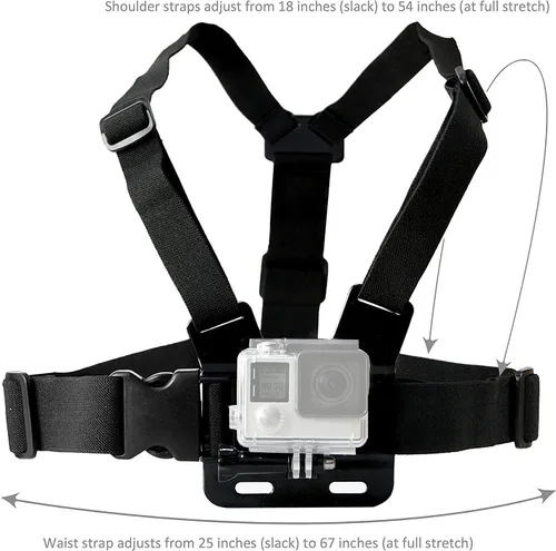 Miniatura 2 de Accesorios universales para cámara de acción, soporte para la cabeza, palo para selfie, agarre de mano flotante compatible con Dragon Touch/AKASO