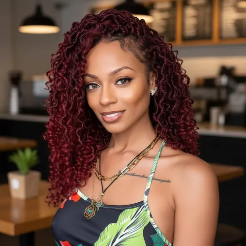 Miniatura 26 de Fulcrum Goddess Locs Cabello de Ganchillo de 10 Pulgadas, 8 Paquetes Nuevo Locs Sintéticos de Ganchillo para Mujeres Negras, Locs de Ganchillo