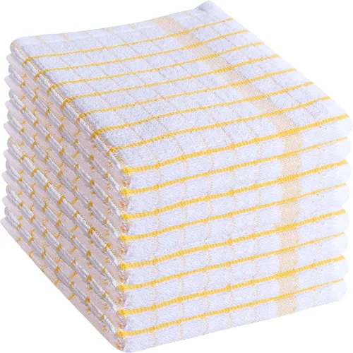 Miniatura 2 de AMOUR INFINI Juego de 8 paños de cocina - Ultra suaves, altamente absorbentes, paños de cocina de algodón terry de secado rápido de 12"x12" pulgadas