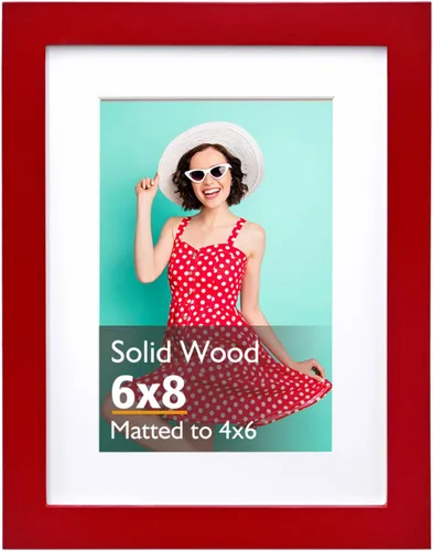 Miniatura 202 de KINLINK 3.5x5 Picture Frame, Ash Black Solid Wood Frame with Plexiglass for Table Top and Wall Mounting, Photo Frame for Horizontal or Vertical