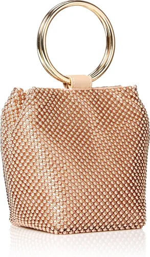 Miniatura 2 de Jessica McClintock Womens Gwen bola malla Anillo Wristlet Pouch Embrague