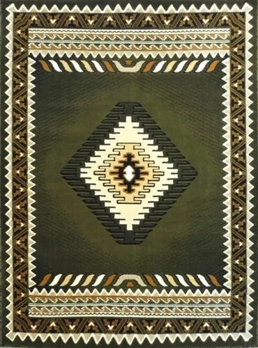 Miniatura 64 de Kingdom South West - Alfombra ovalada de nativos americanos, diseño bereber beige, D143 (3 pies x 4 pies 7 pulgadas, ovalada)