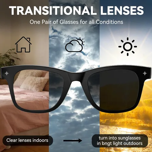 Miniatura 2 de Lentes inteligentes Bluetooth para hombres y mujeres, lentes inteligentes Ai con audio de oído abierto, control de voz, traducción en tiempo real