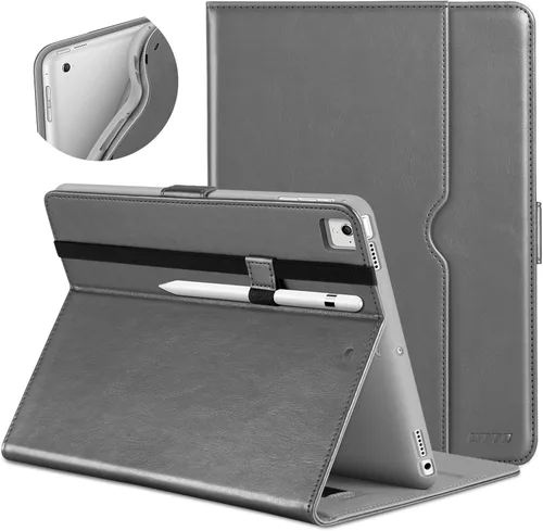 Miniatura 17 de DTTO para iPad de 9.7 pulgadas 5ª/6ª generación 2018/2017 con soporte para Apple Pencil, funda de piel premium con función atril para iPad de 9.7
