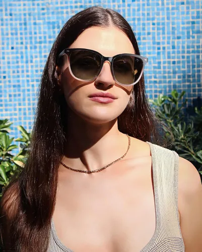 Miniatura 35 de FIMILU Paquete de 2 lentes de sol polarizados para mujer, lentes de protección UV400, montura grande, lentes de moda, elegantes