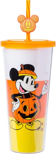 Miniatura 8 de Silver Buffalo Disney Una Loca Aventura de Goofy con Goofy, Max Goof, Roxanne y Bobby Zimuruski - Vaso de plástico para bebidas frías con tapa