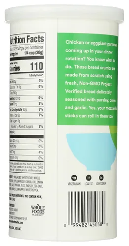 Miniatura 2 de 365 by Whole Foods Market, Pan rallado de estilo italiano, 15 onzas