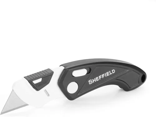 Miniatura 15 de Sheffield 12514 Cuchillo Utilitario Plegable Paquete de 3, Rellenos para Calcetines, Regalos para Hombres, Regalos para Papá, Hojas de Cuchillo