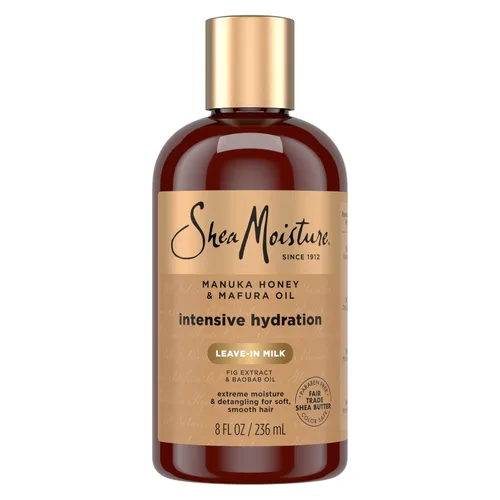 SheaMoisture Leche Hidratante para el Cabello de Miel de Manuka y Aceite de Mafura para Cabello Seco para Hidratar y Peinar 8 onzas