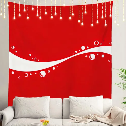 Miniatura 125 de Shrahala Tapiz de pared azul brillante, acuarela azul degradado para colgar en la pared, tapiz grande decorativo de fibra de poliéster, dobladillo