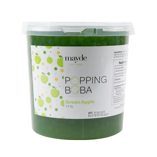 Miniatura 16 de Mayde Perlas de Boba Popping para bebidas, postres y cuencos de desayuno, perlas explosivas de arándanos (sabor a arándano, 7 libras)