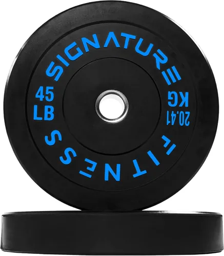 Miniatura 14 de Juego de placas olímpicas de amortiguación Fitvids, placas de peso de 2" para entrenamiento de fuerza y levantamiento de pesas, París o juego