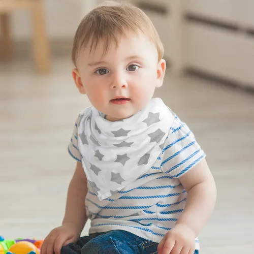Miniatura 7 de GLLQUEN BABY Manta receptora de muselina de algodón para niño, manta para envolver a recién nacidos, transpirable y suave, mantas para bebé, doble