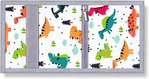 Miniatura 3 de ARTIST'S DREAM Billetera para niños y niñas, billetera triple plegable para niños de 4 a 18 años, cartera para niños con bolsillo para monedas