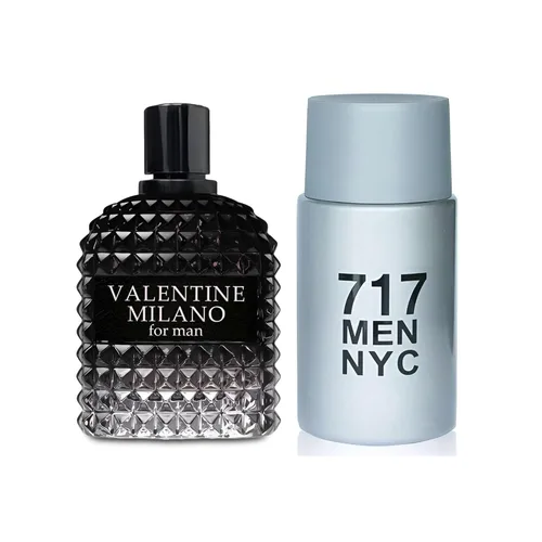 Miniatura 31 de AFLUXE Azura Noir Colonia para hombre, perfume picante amaderado, 3.4 fl oz, fragancia de larga duración con cítricos frescos y vetiver, uso diario