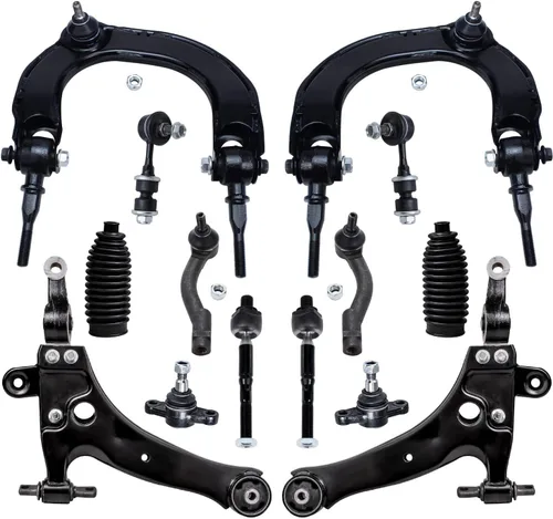 Miniatura 54 de Detroit Axle - Kit de suspensión frontal de 16 piezas para RWD Chrysler 300 Dodge Charger Challenger Magnum 6 brazos de control con rótulas 2