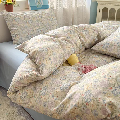 Miniatura 30 de Polka Dot Twin XL Duvet Cover Pink Zipper Twin XL Comforter Cover Cotton Double Gauze Cute Soft Duvet Cover Set with 2 Pillowcases Boho Girls