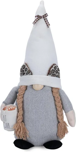 Miniatura 22 de Rae Dunn Gnomo Artista Creador – Gnomo de peluche con paleta de pintura, sombrero de artista, pinceles y delantal de pintura – Decoración de gnomo