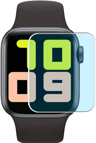 Paquete de 3 protectores de pantalla anti luz azul, compatibles con Smartwatch Smart Watch T500 de 1.54 pulgadas de TPU (no protectores de vidrio