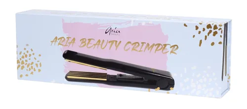 Miniatura 2 de Aria Beauty Crimpadora de textura de titanio, plancha para rizar el cabello para volumen y brillo inspirados en los años 90, herramienta de prensado
