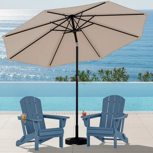 Miniatura 39 de SERWALL Silla Adirondack plegable ajustable, silla Adirondack reclinable con portavasos, Aruba