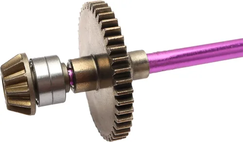 Miniatura 2 de Eje de transmisión de eje central principal de metal, piezas de repuesto mejoradas para 1:12 124019 124018 RC Accesorios de repuesto para automóviles