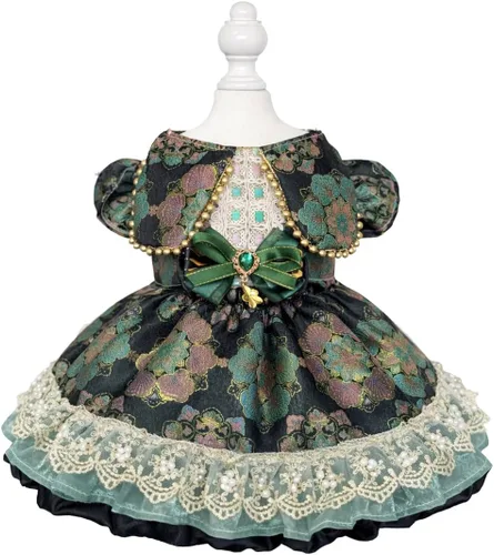 Miniatura 52 de Moda Vestido de Princesa de Chifón para Perro Dulce Cachorro para Perro EXTRAL Pequeño y Perro Pequeño Rosa M