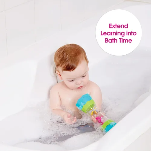 Miniatura 5 de Edushape Juguete giratorio de agua – Juguetes de baño para niños pequeños – Desarrollo infantil temprano Aprendizaje Juguete de baño de agua